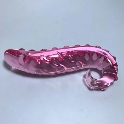 Sea Horse Glass Anal Plugs Wholesale Glass Masturbation Erotic Toys Pink Purple Black Green Blue Crystal Glass Dildos for Women