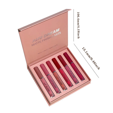Matte Liquid Lipstick Set Waterproof Long Lasting  Smudge Proof Lip Gloss Easy to Apply Non Transfer Holiday Gift