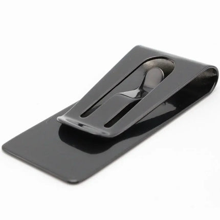 Stainless Steel Double Sided Metal Money Clips High Quality Men Women Simple Silver Dollar Cash Clamp Credit Card Holder Wallets