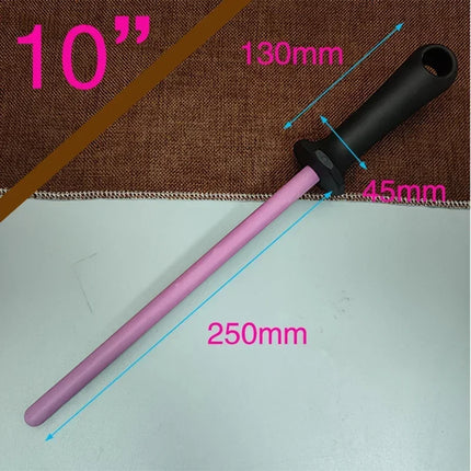 Diamond Sharpening Rod Tungsten Steel Carbon Steel  Kitchen Gadgets Slaughterhouse Butcher Ceramic Household Knife Sharpener