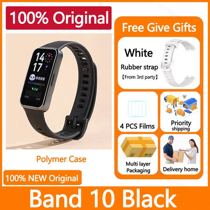 2025 New Original Huawei Band 10 Smartwatch,Compatible with IOS & Android,Sleep Tracking,Health monitor,14 days battery life,