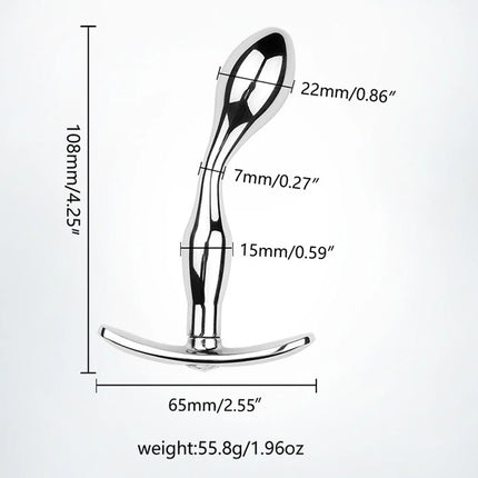 Metal Anchor Base Anal Plug outdoor Butt Plug Stainless Dildos Women'S Vaginal Plug Adult Couple Gay Masturbating Intimate Toys