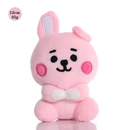 Hot BTed 21Plush Toys Kawaii Mini Keychain Anime Pendant Ornament for Kids 12-22cm Bt Peripherals Soft Stuffed Animals Doll Gift