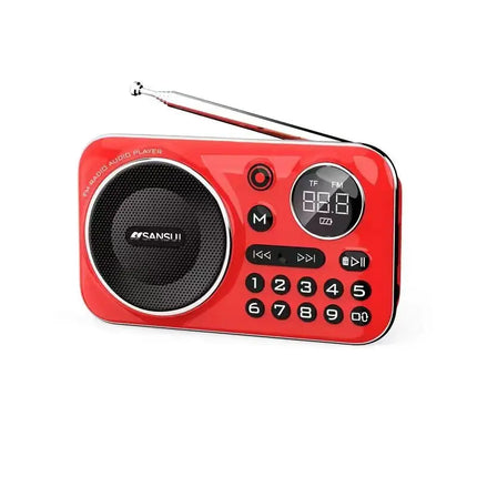 SANSUI F21 Bluetooth Speakers Mini Wireless Portable FM Radio for the Elderly Multifunctional Outdoor TF Card /USB Music Walkman
