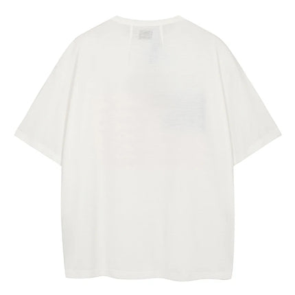 USA Flag Print RHUDE T Shirt Men Women American Streetear High Quality Loose Short Sleeve Tees Tops