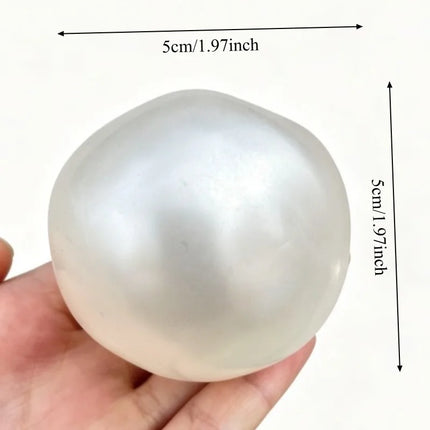 .Moldable Squishy Pearl Coconut Oil Squeeze Toy Moldable Stress Ball Squishy Toy Slow Rising Decompression Sensory Toy for Adult