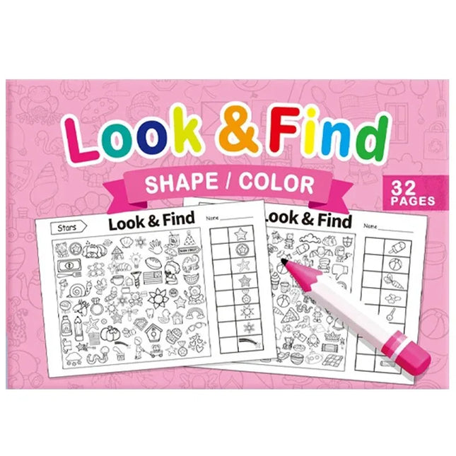 Drawing Book Coloring Book Interactive Activity for Look and Find Games 1000+ Patterns Searching for Hidden Items Game Toy Book