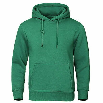 Autumn and Winter Men's and Women's Warm Sportswear Casual Solid Color Pullover Fashionable Hot Selling Fitness Pocket Hoodie