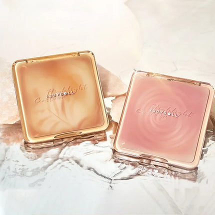 Judydoll Facial Highlighter Makeup Palette Matte Shadow Shimmer Nose Natural Long Lasting Contour Cosmetics Makeup
