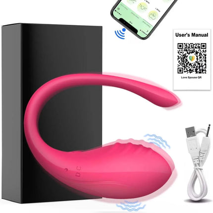 Wireless Bluetooth G Spot Vibrator for Women Dildo APP Remote Control Wear Clit Vibrating Egg Female Panties Sex Toys for Adults