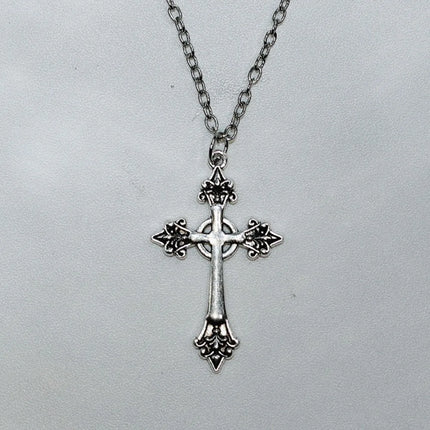 Summer Black Rhinestone Cross Jesus Pendant Choker Necklace for Women Punk Vintage Double Layers Chain 2026 Neck Boho Jewelry