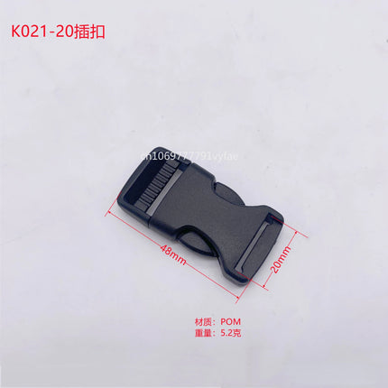 15~51mm Plastic Hardware Dual Adjustable Side Release Buckles Outdoor Backpack Belt Bag Parts Strap Webbing