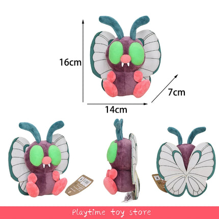 New Pokemon Gengar Plush Toy Shiny Gyarados Shinx Butterfree Soft Stuffed Doll Cute Sprigatito Floragato Fuecoco Fluff Doll Gift