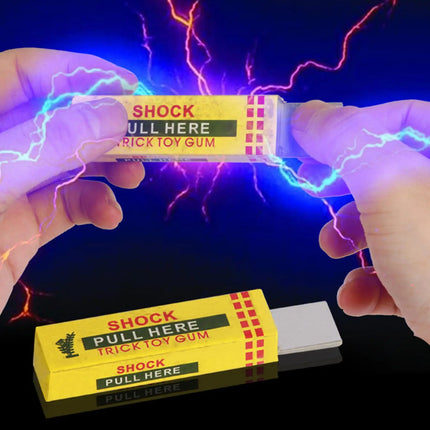 Electric Shock Joke Chewing Gum Magic Prank Toy for Street Jokes Chewing Gum Prank Toy Gift Gadget Stress Reliever Toys