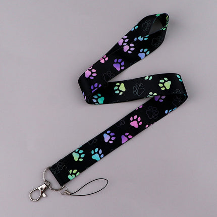 Cute Cartoon Cat Duck Neck Strap Lanyards For Keychain ID Credit Card Pass Animal Hang Rope Cell Phone Charm Accessories