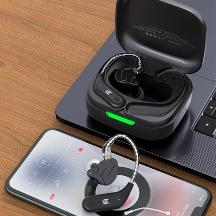 KZ AZ09 HD Bluetooth Ear Hook Headset Cable HIFI Wireless Upgrade Wire With Charging Case KZ ZSTX ZSX DQ6 ZS10 PRO ZAS