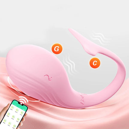 Sex Toys Bluetooth Female Vibrator Egg APP Control G Spot Stimulator Dildo Vibrating Vagina Balls Adult Goods for Women Panties