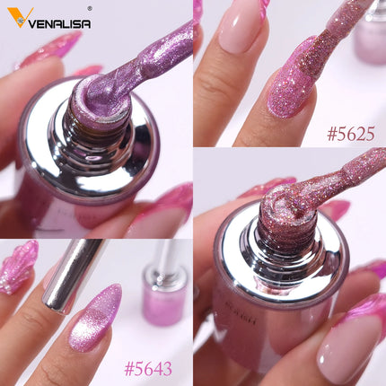 10ml*1pc Venalisa Nail Gel Polish Hema Free TPO Free Color Diamond Sparkle Magnet 10DCat Eye Gel Soak Off UV LED Varnish Gel Kit