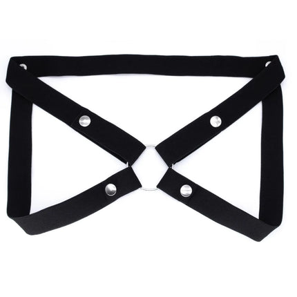 Chastity Cage Anti-off Device Elastic Band Chastity Belt for Male Auxiliary Belt Adjustable Underwear Rope Scrotum Ring SissyToy