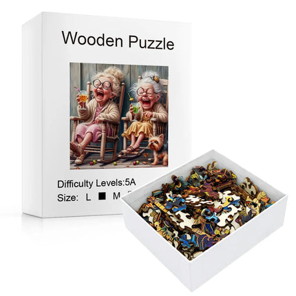 Adult specific wooden puzzle - unique irregular animal shape - suitable for leisure activities and home decoration - ideal gift
