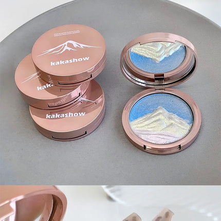 Diamond flash high-gloss powder, three-dimensional luster, natural water glow, one count brightens the entire face