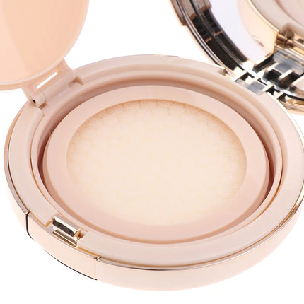 【Empty Air Cushion Puff Box With Mirror Sponge Portable Foundation DIY Box BB Cream Cosmetic Case Container Beauty Makeup Tools】