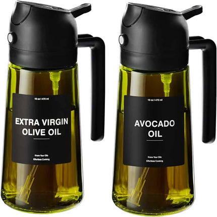 Glass Oil Sprayer 470ml / Vaporisateur Huile Verre