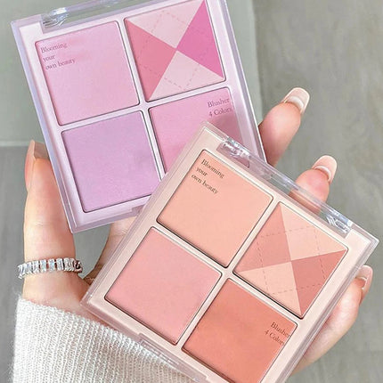 New DIKALU Honey Story Four Color Blush Powder Delicate Natural Lift Color Low Saturation Pseudo-vegetarian Blush INS
