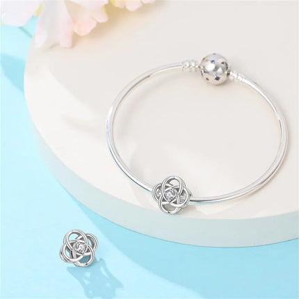 Original 925 Sterling Silver Charms Beads Cute Mushroom Unicorn Love Wings Pearl Charm for Bracelet Pendant Woman Girl Jewelry