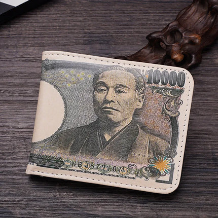 Funny USD Dollar Wallet for Men's Boys Money Clip PU Leather Novelty Gift Women Male Coin Purse Pouch Monederos Para Mujer