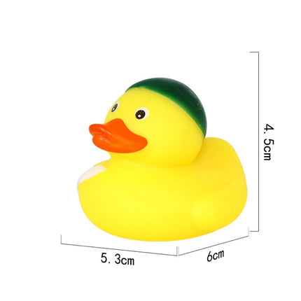 Toddler Baby Play Water Toys Little Yellow Duck Bath Toy Squeeze Sound Rubber Ducky Toys Kids Swimming Funny Toys