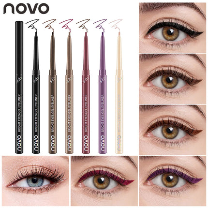 Matte Eyeliner, Ultra-Soft Gel Texture, Smooth Touch, Super High Color Rendering, Waterproof And Sweat-Proof, Not Easy To Smudge