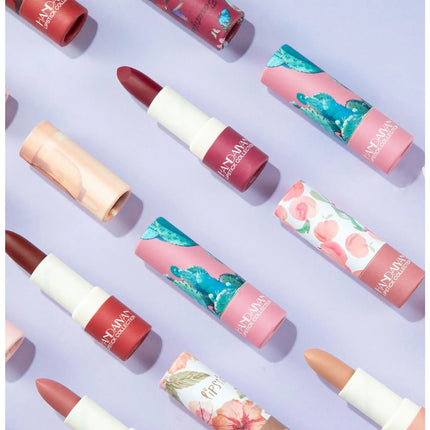 8 Colors Velvet Finish Lipstick Waterproof Long Lasting Moisturizing Non Stick Cup Nude Pink Red Lip Makeup Cosmetics
