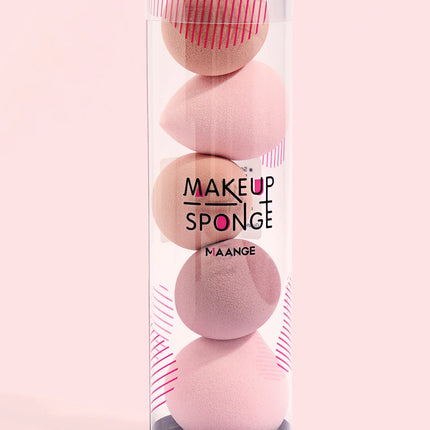 MAANGE 5PCS Makeup Sponge Blender Set Foundation Concealer Powder Cream Puff Dry&Wet Cosmetic Puff Multi-colored Beauty Sponges