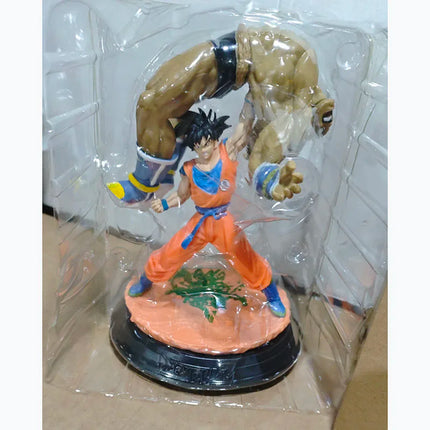 Dragon Ball Z Goku Carrying Nappa Statue 19cm Classic Scene GK Figure Anime Collectible Model Toy Desk Decor Ornament Boys Gift
