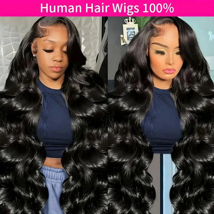 Brazilian Body Wave Lace Front Wig 13x6 HD Transparent Lace Frontal Wig 100% Human Hair Glueless 250 Density Wigs for Women