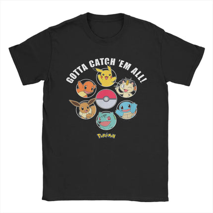 Pokemon Anime Slowpoke Taking It Slow Printed T-shirt Summer Men's and Women's Trendy Loose Casual Y2K Short Sleeve 2026 New