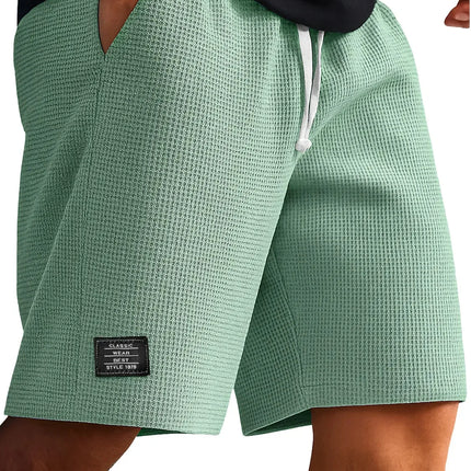 Men's Jacquard Casual Shorts Summer Harajuku Solid Sweatpants Fashion Men Short Pants Retro Men Clothes Roupas Streetwear New