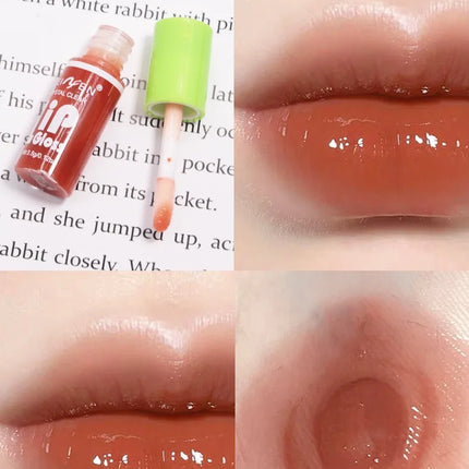 6PCS Moisturizing Lip Gloss Transparent Lip Oil Hydrating Lip Glaze Lip Plumper Hydrating Make Up Liquid Lipstick Lips Cosmetics