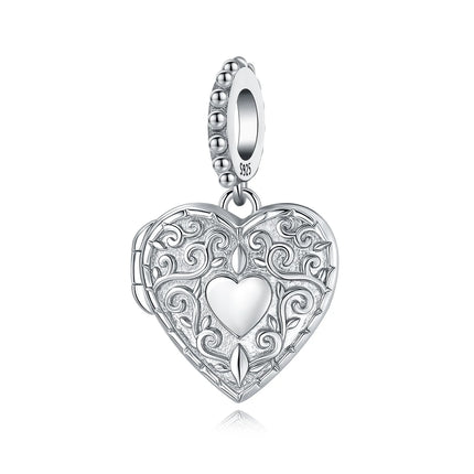 S925 Sterling Silver Charm Bead Angel Prayer Travel Memorial Pendant Fine Birthday Gift Fit Bangle Bracelet Necklace DIY Jewelry