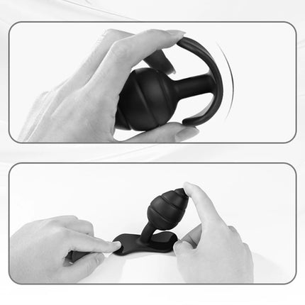 Silicone Anal Plug Soft Butt Plug with Metal Ball Rolling Massage for Women Male Erotic Massager Dildo Vibrator Anal Toys Adult