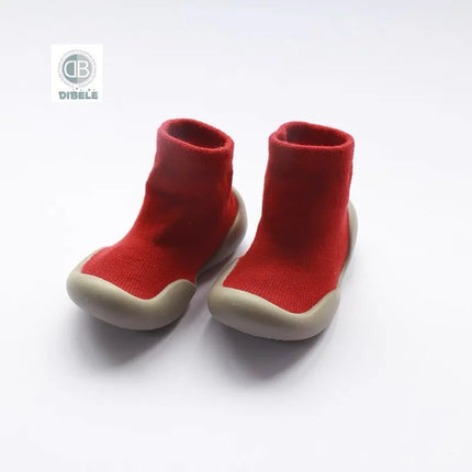 Baby Walking Shoes Spring and Autumn Children's Solid Color Anti-Slip Children's Shoe Socks Floor Socks for Boys and Girls