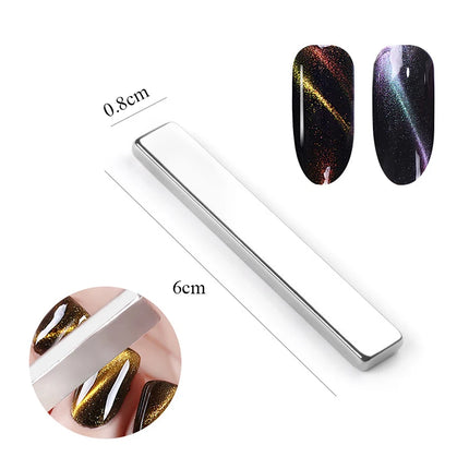 BORN PRETTY 1 Bottle Blazing Sky Cat Magnetic Gel Nail Polish Colored Metal Ruby Red Soak Off UV Crystal Varnish Nail Art 10ml