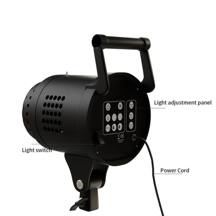 115/135W Photography Bowens Lighting LED 220V Video Studio Daylight-Balanced Lamp Portrait Flash Studio 3000-6000K 3 Colors
