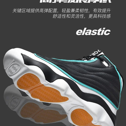 Hot Sale Basketball Shoes Men Women High Top Leather Outdoor Sport Shoe Unisex Anti-Slippery Basketball Boots Couples Sneakers