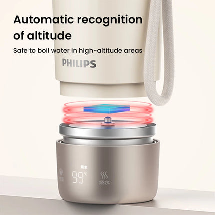 Philips Electric Kettle Bottle 400ml electric heating cup NTC temperature control 110V-240V thermos cup