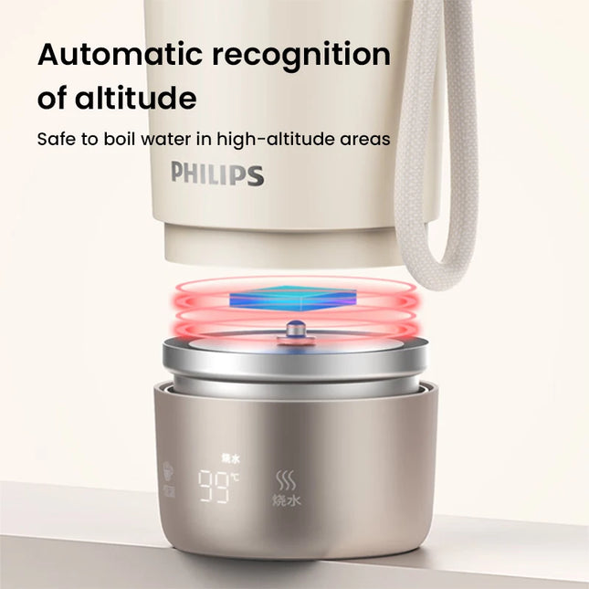 Philips Electric Kettle Bottle 400ml electric heating cup NTC temperature control 110V-240V thermos cup