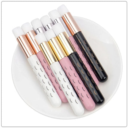 5/20/50pcs Eyelash Cleaning Brush Lash Shampoo Brush for Eyelash Extensions Peel Off Nose Pore Blackhead Remover Makeup Tool