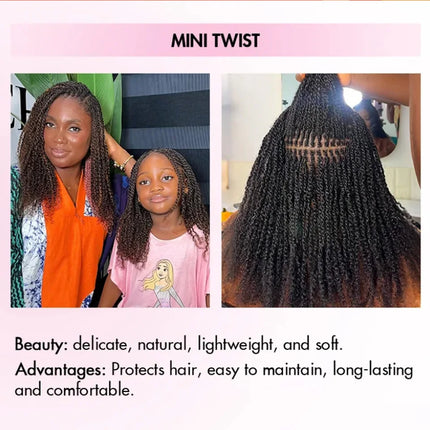 Afro Kinky Bulk Hair for Braiding Hair Extensions – Rebecca Lightweight, Natural Colors for African Braids & Casual Wear QVR