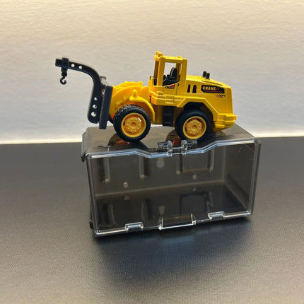 Alloy Engineering Vehicle Toys for Kids 1:64 Diecast Excavator Mixer Dump Truck Model Car with Display Box Boys Collectible Gift